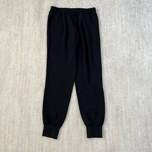 Vince Pleated Black Trousers Joggers Dress Pants XS